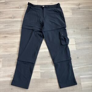 Outdoor Voices Rectrek Zip-Off Hiking Pants Women Size Large Black